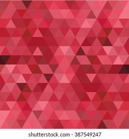 Rubin Abstract, geometric background triangle