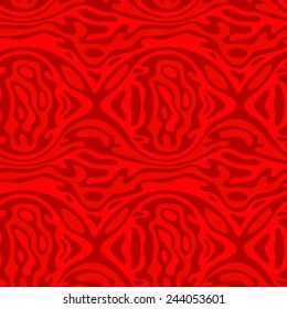 Rubin. Abstract ornament. Seamless pattern.