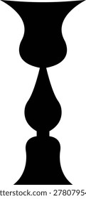 Rubin,s vase icon, as concept of self knowing, Psychologist counseling. Psychotherapy. Psychology, Vase Silhouette depth perception and figure-ground organization, creating a mind-bending experience