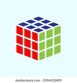 rubiq toy icon simple design