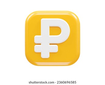 Elemento de representación de icono de rubí transparente