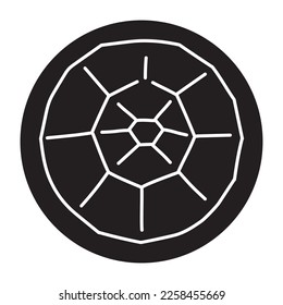 Ruby color line icon. Precious stones. Pictogram for web page, mobile app, promo.