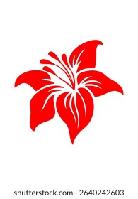 Ruby flower Essence is a charming red flower and a precious gem 006 eps format.eps