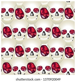 ruby gemstone pattern
