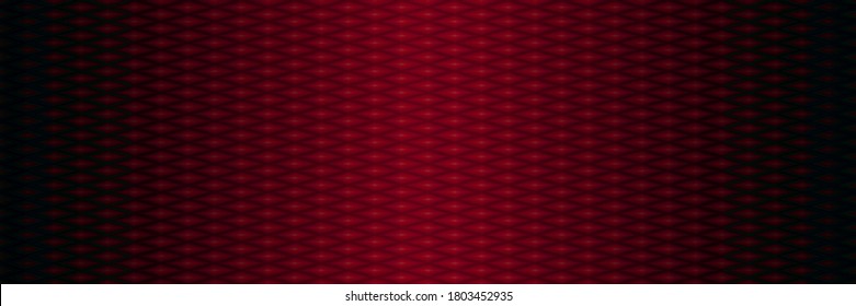Ruby gradient geometric banner in origami style. Ruby vector polygonal rectangles illustration. Bright abstract rhombus mosaic background for design, business, print,web. Seamless pattern.