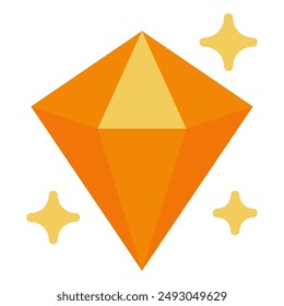 Ruby Jewelry lifestyle icon illustration