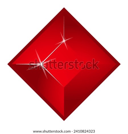 Ruby line icon. Precious stones, jewelry, costume jewelry, valuables, wealth, treasures, bank, luxury. Vector icon for business and advertising