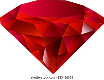 ruby on the transparent background