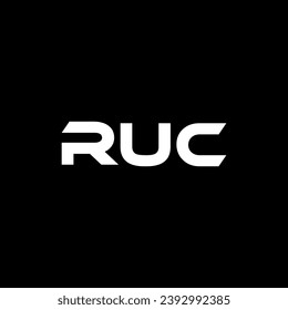 RUC Letter Logo Design, Inspiration for a Unique Identity. Modern Elegance and Creative Design. Watermark Your Success with the Striking this Logo.