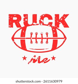 Ruck me rugby with grunge style