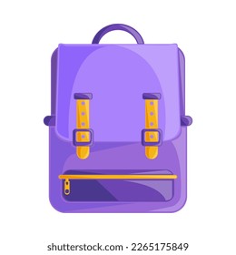 rucksack school icon isolated design
