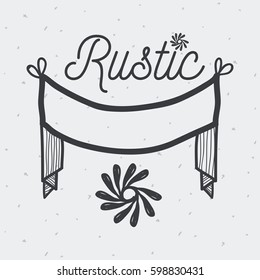 ructic emblem decoration icon