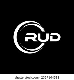 RUD Logo Design, Inspiration for a Unique Identity. Modern Elegance and Creative Design. Watermark Your Success with the Striking this Logo.
