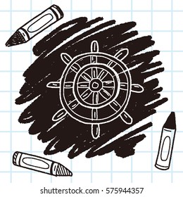 rudder doodle
