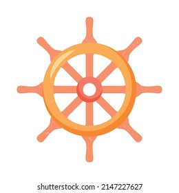 rudder icon on white background