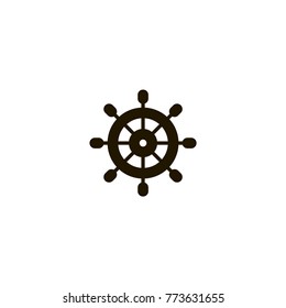 rudder icon. sign design