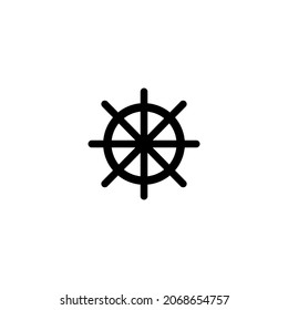 Rudder icon simple vector perfect illustration