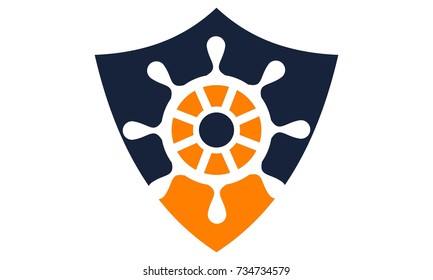 Rudder Shield Template
