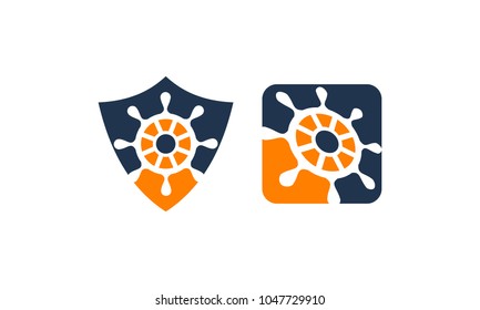 Rudder Shield Template Set