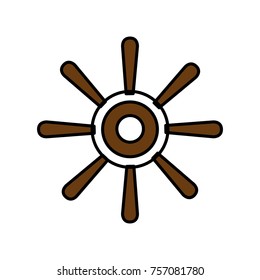 rudder ship nautical object design