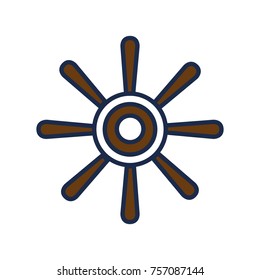 rudder ship nautical object design