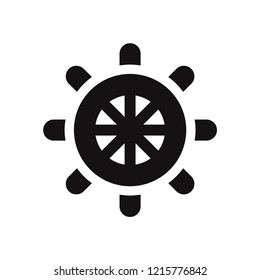 Rudder vector icon