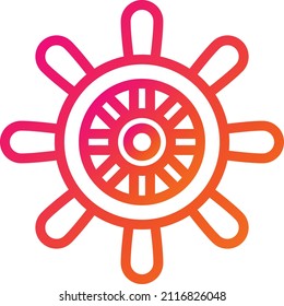 Rudder Vector Icon Design Illustration