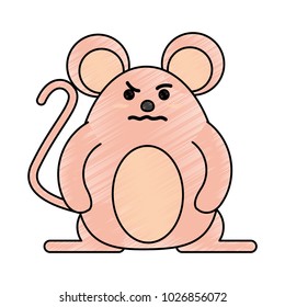rude face mouse rodent