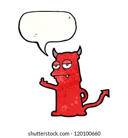 rude little devil cartoon