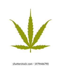 ruderalis cannabis logo vector icon illustration