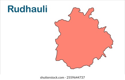 Rudhauli subdivision map, Basti District, Uttar Pradesh State, Republic of India, Government of  Uttar Pradesh, Indian territory, Eastern India, politics, village, tourism