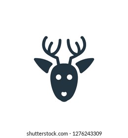 Rudolf, Deer, Christmas Vector Icon