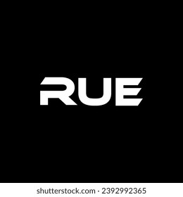 RUE Letter Logo Design, Inspiration for a Unique Identity. Modern Elegance and Creative Design. Watermark Your Success with the Striking this Logo.