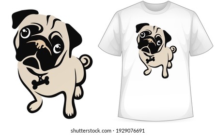 Ruff Patch Rescue Mascot diseño de camisetas