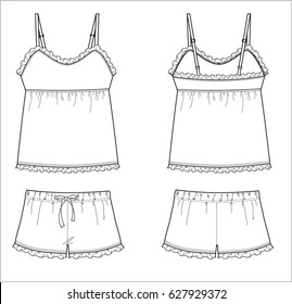 7,567 Pajama sketch Images, Stock Photos & Vectors | Shutterstock