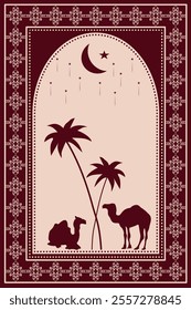 Rug Background. Ramadan Festival. Vector Illustration Digital file Download for print, rug, Background, wallpaper and many projects.