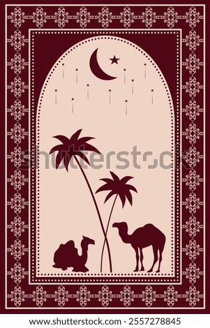 Rug Background. Ramadan Festival. Vector Illustration Digital file Download for print, rug, Background, wallpaper and many projects.