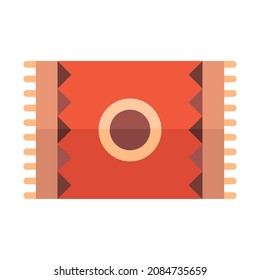 rug flat clipart vector illustration