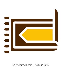 rug icon solid brown yellow colour ramadan illustration vector element and symbol perfect. Icon sign from modern collection for web.