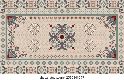 Rug pattern Navajo boho, carpet design tribal carpet pattern,Native American,motif geometric.Rug design design for decor.Rug pattern blanket,woven carpet illustration.boho geometric,Aztec ethnic decor