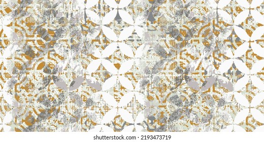 Rug seamless texture with ethnic pattern, fabric, grunge background, boho style pattern,