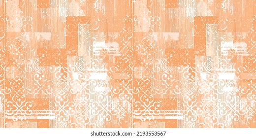 Rug seamless texture with ethnic pattern, fabric, grunge background, boho style pattern,