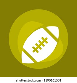 rugby or american football logo icon