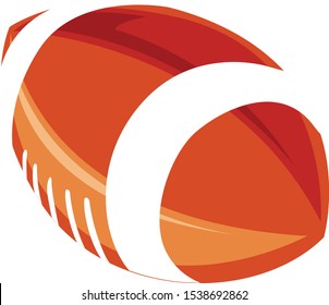 rugby American football vector icon