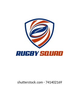 Rugby Badge Template