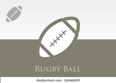 Rugby Ball. Eps-10