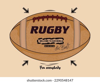 Rugby Ball For Everybody Design