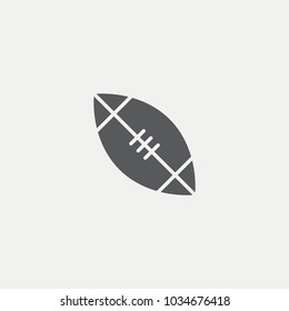 Rugby ball Flat Icon