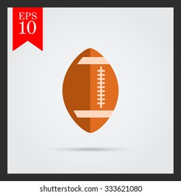 Rugby ball icon