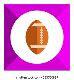 Rugby ball icon